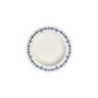 Hermia Blue Orbit Bonsai Juego de Cena de 24 Piezas en Blanco y Azul